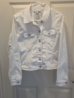Women's White Denim Jacket